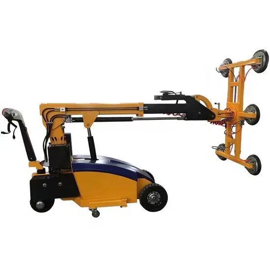 フォークリフト搭載型 自動ガラス設置ロボットマニピュレータ